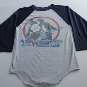 Vintage Bruce Springsteen E Street Band 1980 1981 World Tour Raglan Shirt Small